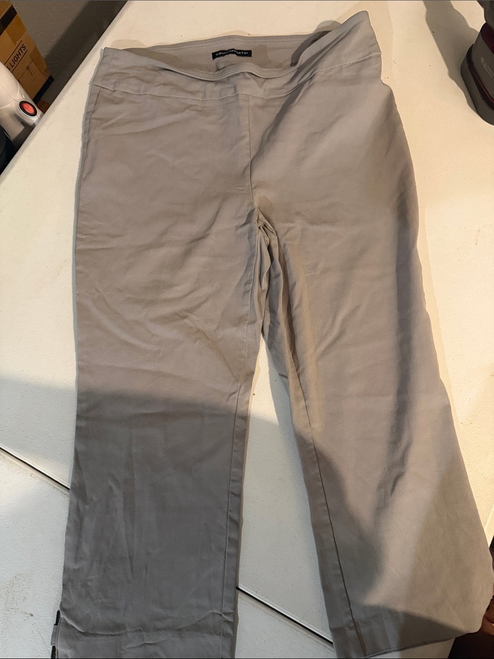 Counterparts Light Gray Capris